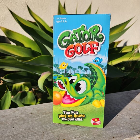 NEW Gator Golf Lawn Game Backyard Picnic Fun Minifigure Golf Putt Alligator Tail - Picture 10 of 13